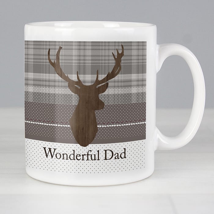 Personalised Highland Stag Mug - ItJustGotPersonal.co.uk