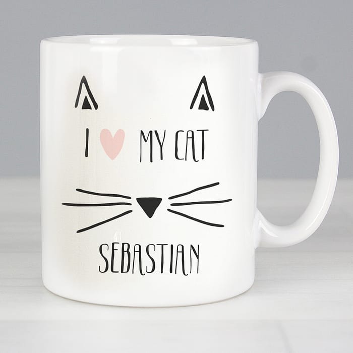 Personalised Cat Features Mug - ItJustGotPersonal.co.uk