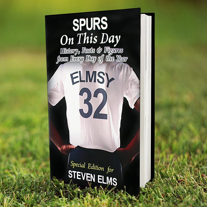 Personalised Spurs On This Day Book - ItJustGotPersonal.co.uk