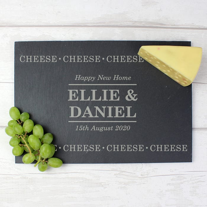 Personalised Cheese Cheese Cheese Slate Cheese Board - ItJustGotPersonal.co.uk
