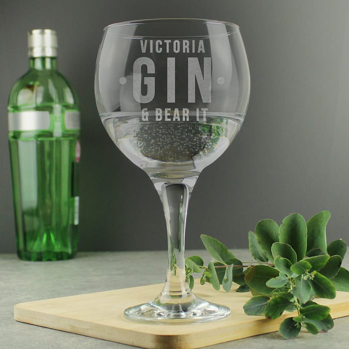 Personalised Gin & Bear Gin Set - ItJustGotPersonal.co.uk