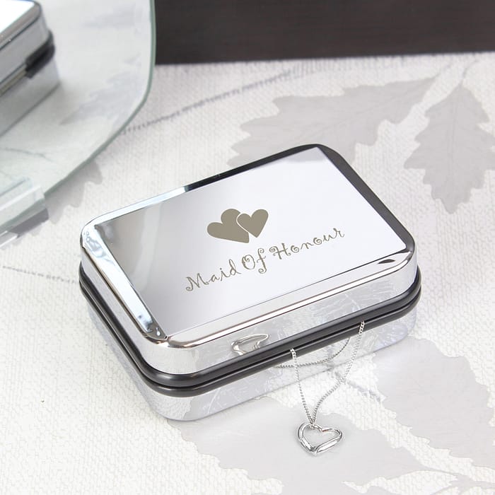 Maid of Honour Heart Necklace Box - ItJustGotPersonal.co.uk