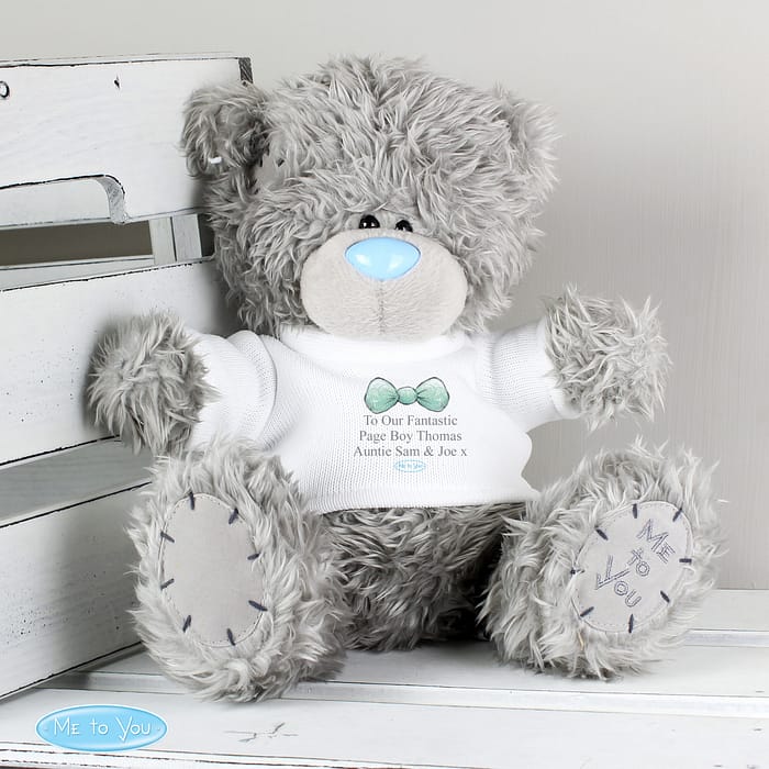 Personalised Me To You Bear for Pageboy and Usher - ItJustGotPersonal.co.uk