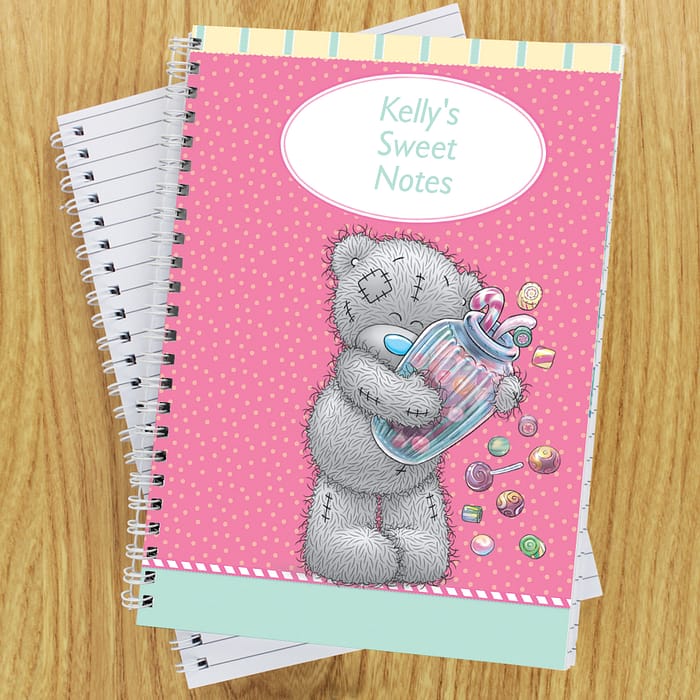 Personalised Me to You Candy Girl A5 Notebook - ItJustGotPersonal.co.uk