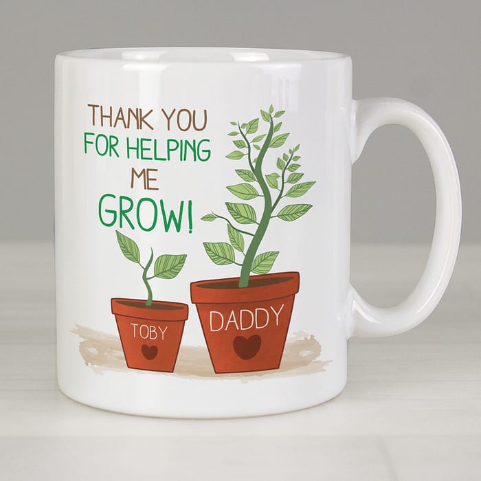 Personalised Helping Me Grow Mug - ItJustGotPersonal.co.uk