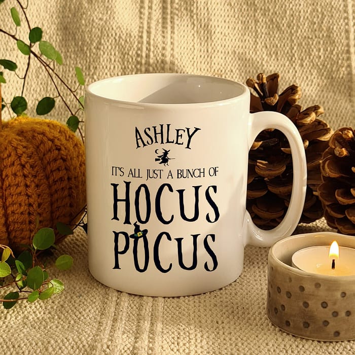 Personalised Halloween Hocus Pocus Mug - ItJustGotPersonal.co.uk