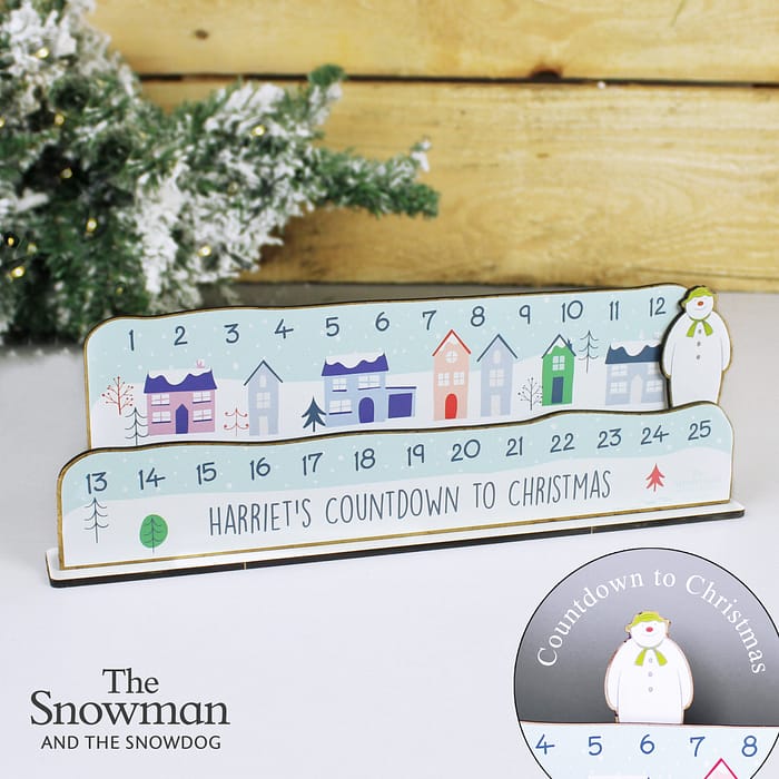 Personalised Make Your Own The Snowman Christmas Advent Countdown Kit - ItJustGotPersonal.co.uk