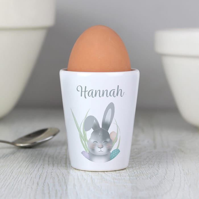 Personalised Easter Bunny Egg Cup - ItJustGotPersonal.co.uk