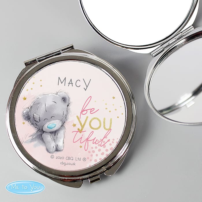 Personalised Me To You Be-You-Tiful Compact Mirror - ItJustGotPersonal.co.uk