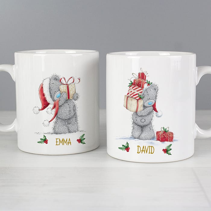 Personalised Me to You Christmas Couple's Mug Set - ItJustGotPersonal.co.uk