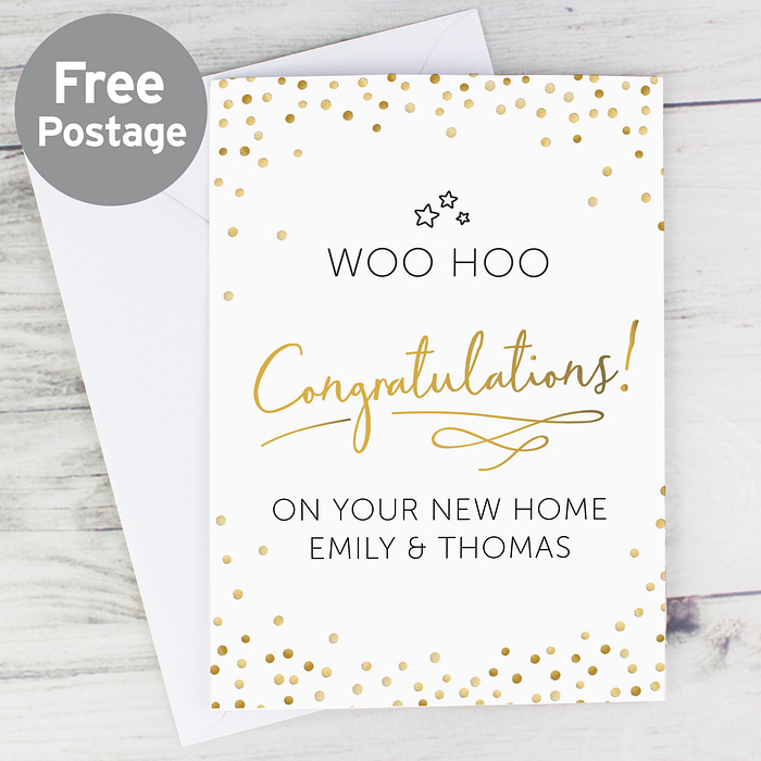 Personalised Congratulations Card - ItJustGotPersonal.co.uk